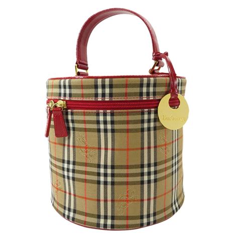 Vanity case Burberry Red in Cotton 